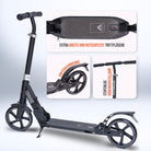 Apollo - High End Scooter Erwachsene - "Tornado 2.0" Cityroller Kinder ab 7 Jahre - Schwarz Silber