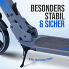 Apollo - High End Scooter Erwachsene - "Tornado 2.0" Cityroller Kinder ab 7 Jahre - Grau Blau