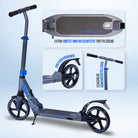 Apollo - High End Scooter Erwachsene - "Tornado 2.0" Cityroller Kinder ab 7 Jahre - Grau Blau