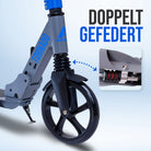 Apollo - High End Scooter Erwachsene - "Tornado 2.0" Cityroller Kinder ab 7 Jahre - Grau Blau