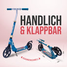 Apollo - High End Scooter Erwachsene - "Tornado 2.0" Cityroller Kinder ab 7 Jahre - Türkis