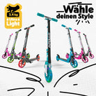 Apollo - 145mm City Scooter mit Federung "Skyracer" klappbar und höhenverstellbar - Mint