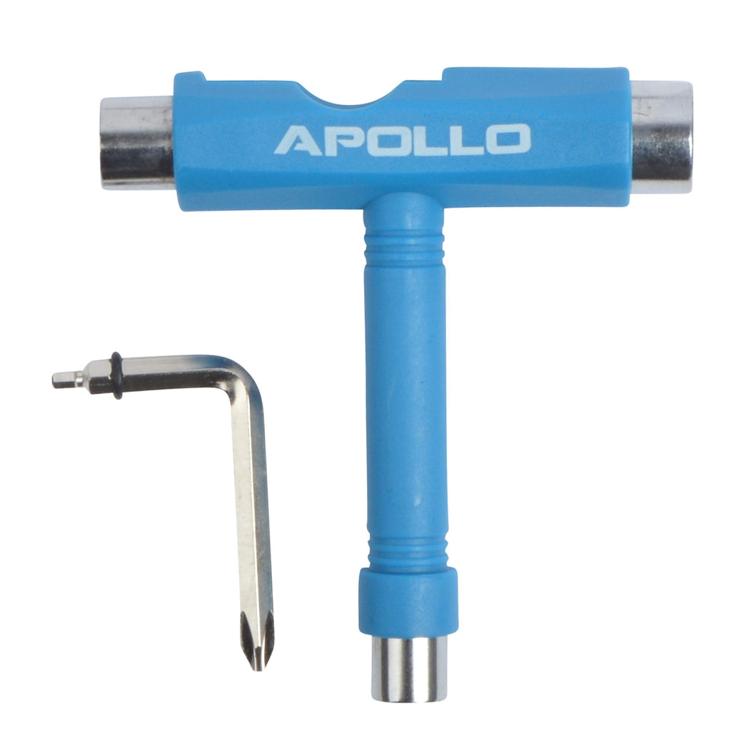 Apollo - Apollo T-Tool Schraubenschlüssel für Skateboards & Longboards - Blau