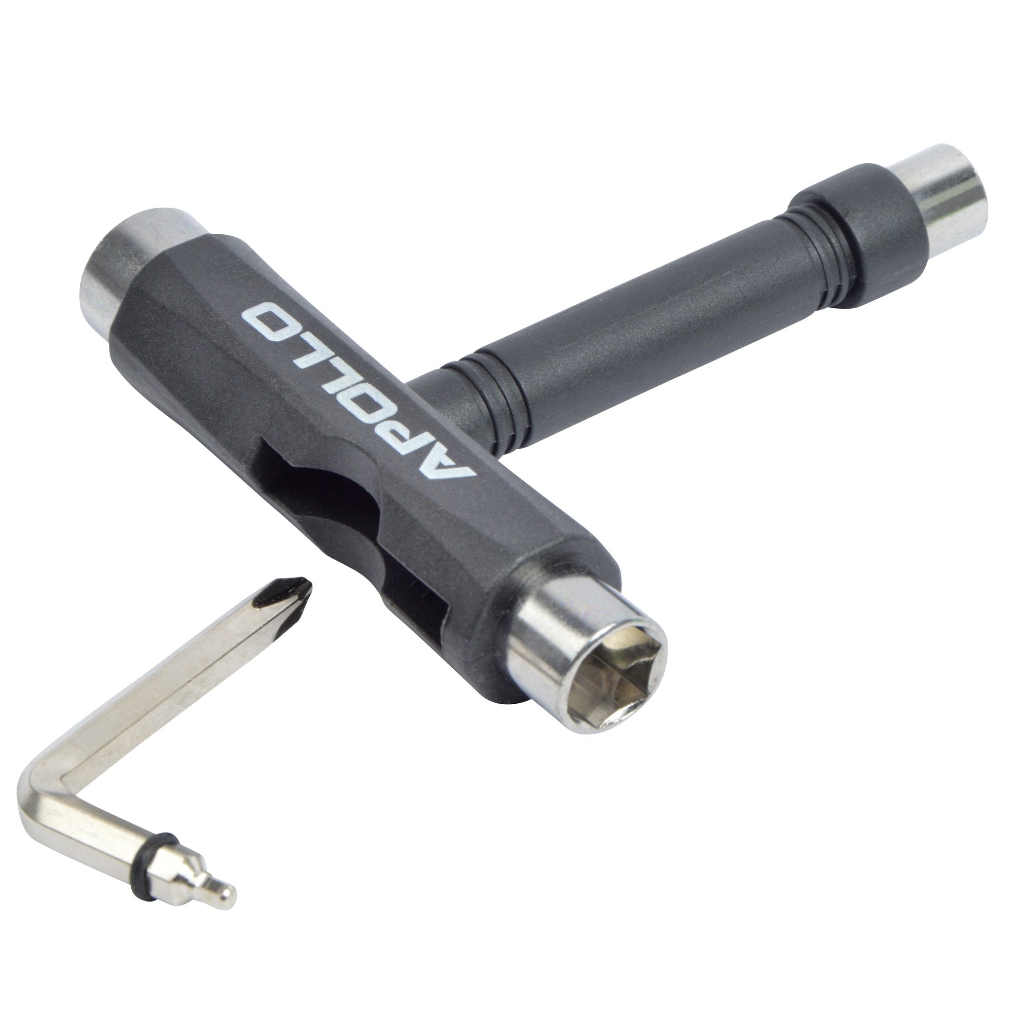 Apollo - Apollo T-Tool Schraubenschlüssel für Skateboards & Longboards - Schwarz