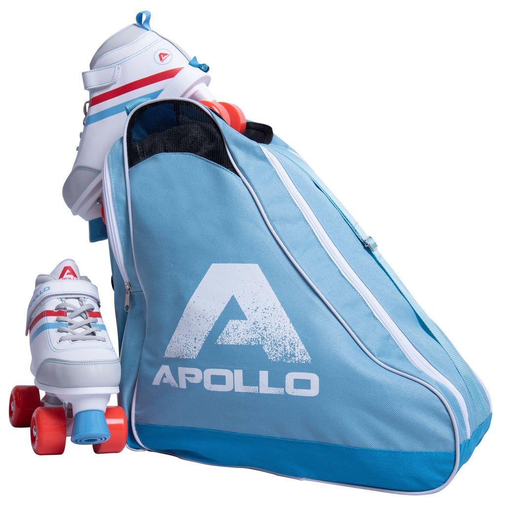 Apollo Funsport - Apollo Skate Bag praktische Tasche für Schlittschuhe und Rollsport - Mint/Blau