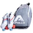 Apollo Funsport - Apollo Skate Bag praktische Tasche für Schlittschuhe und Rollsport - Schwarz Grau