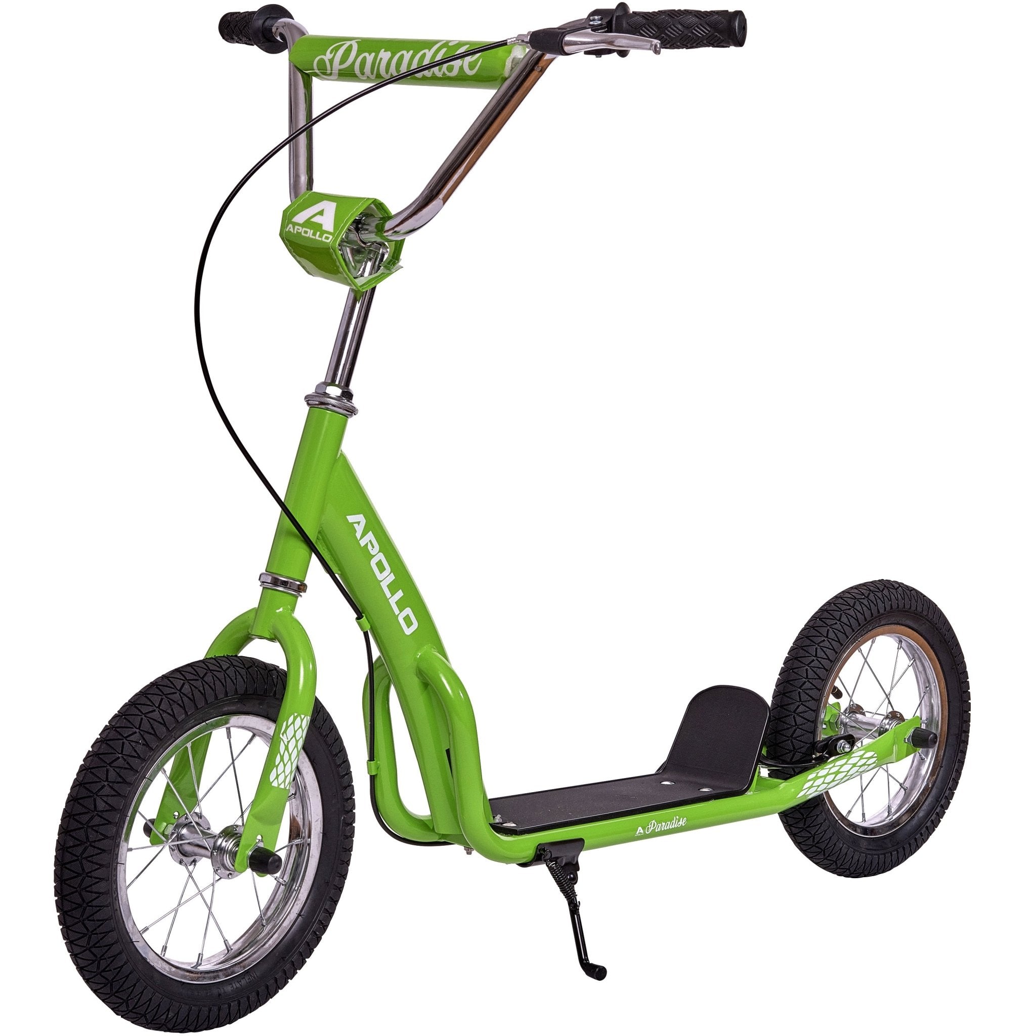 Apollo - Retro Scooter Paradise Roller mit Luftreifen 12,5 Zoll - Grün