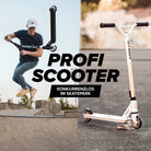 Apollo - Stunt Scooter - Genius Pro Robuster Kinder Scooter mit ABEC 9 Kugellager - Weiß Gold