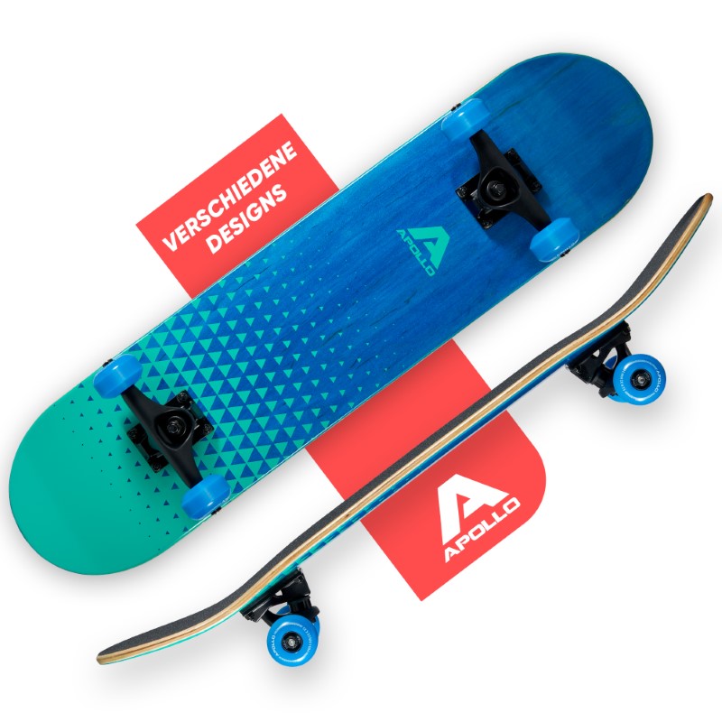 Apollo - Skateboard - Fresh - 7-lagiges Holz-Komplettboard mit ABEC 7 von Apollo -