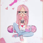 Apollo - Kinder Skateboard - Skaterprincess - 71 cm -