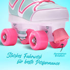 Apollo - Disco Roller Soft Boots größenverstellbare Rollschuhe für Kinder - Candy -