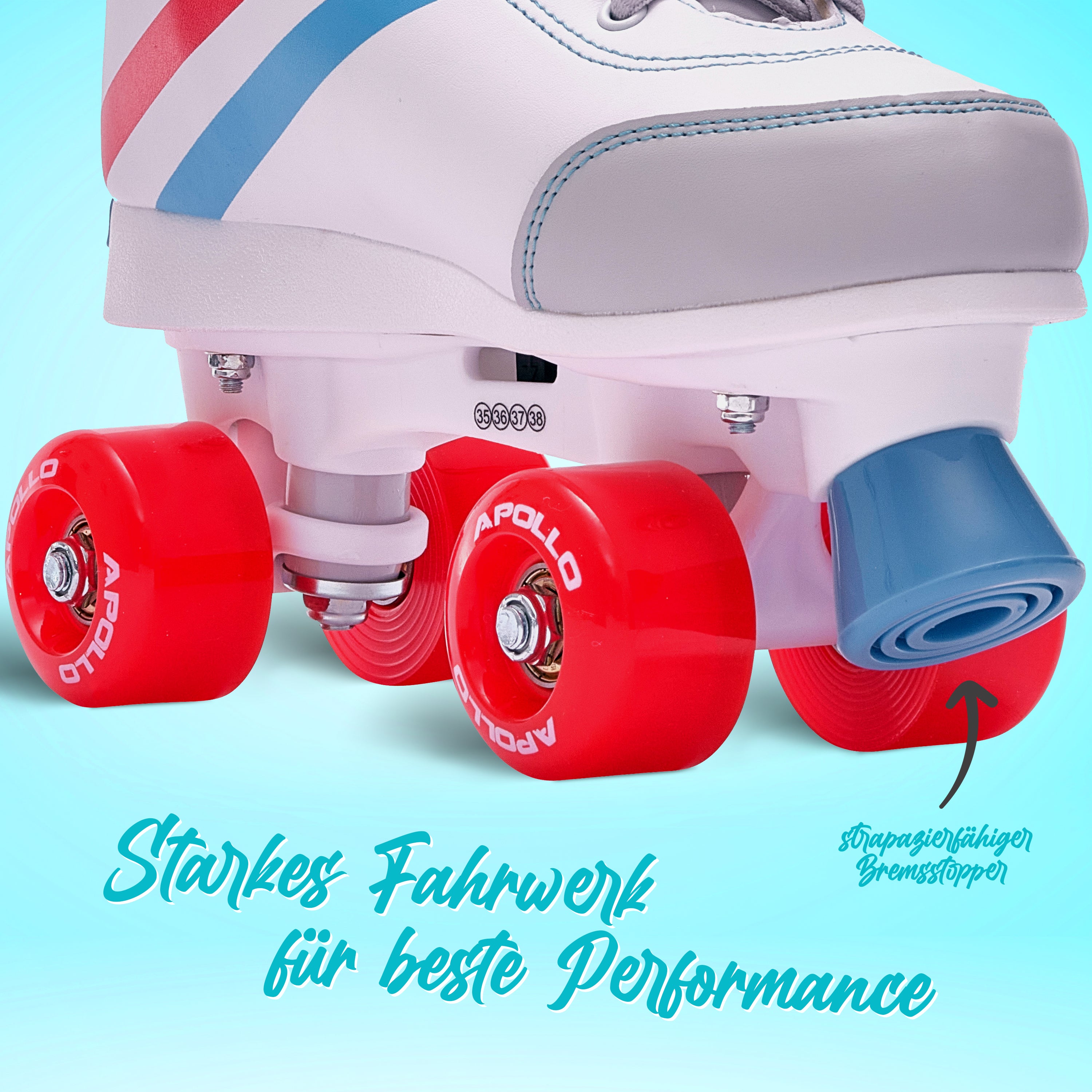 Apollo - Soft Boots größenverstellbare Rollschuhe für Kinder - Striker -