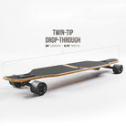 Apollo - Fiberglas Longboard - Bali Slide Black - 39" inkl. T-Tool -