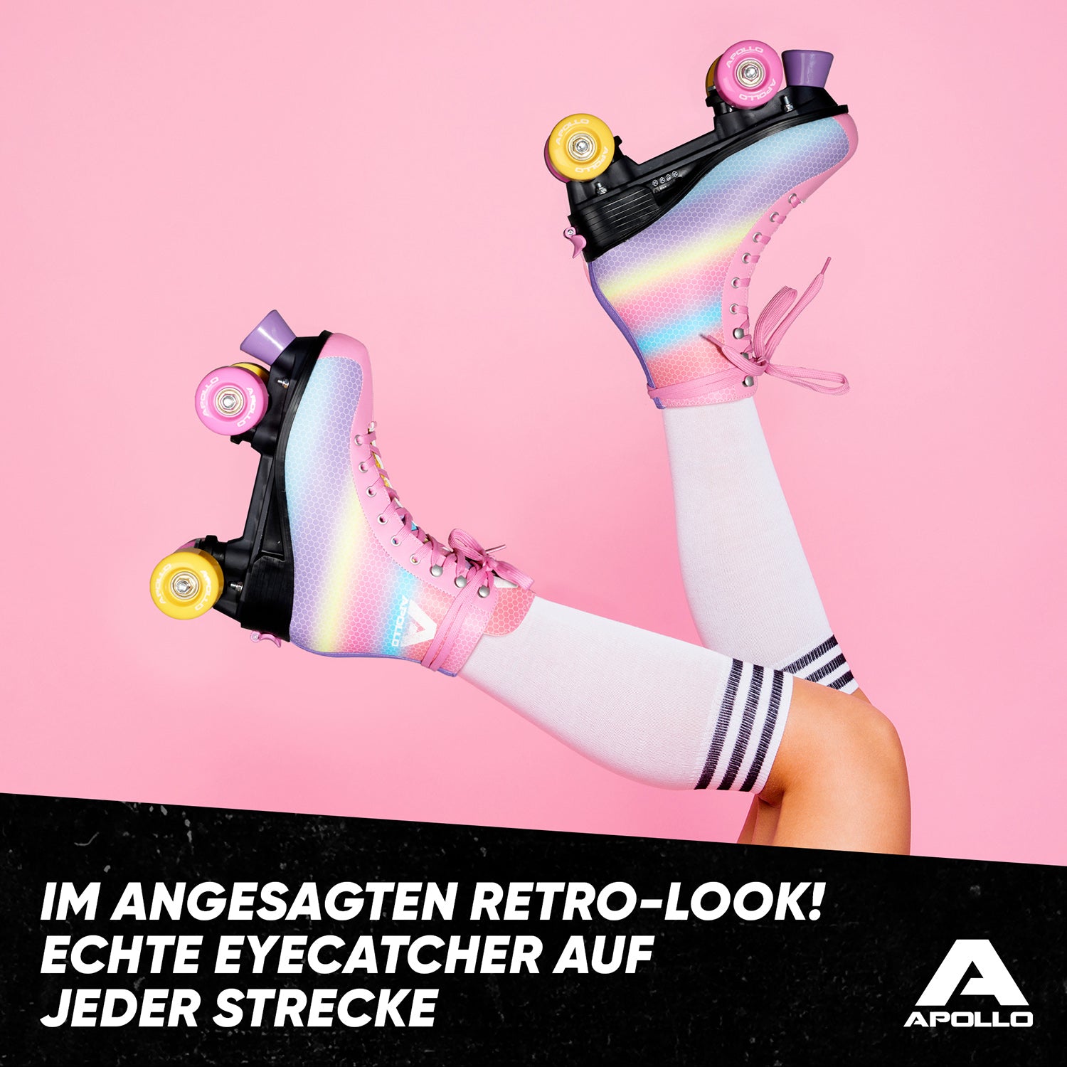 Apollo - Classic Roller Rollschuhe für Kinder und Erwachsene - Dancing Queen -