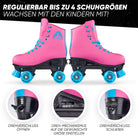 Apollo - Classic Roller Rollschuhe für Kinder und Erwachsene - Funky -