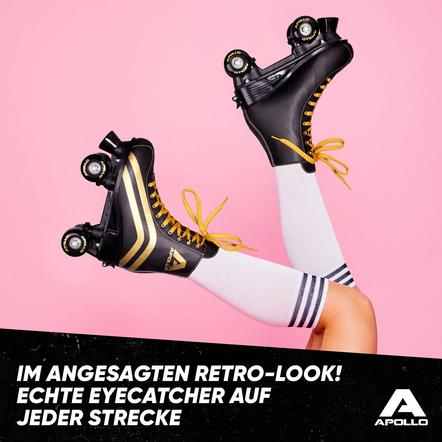 Apollo - Classic Roller Rollschuhe für Kinder und Erwachsene - Luna Nova -